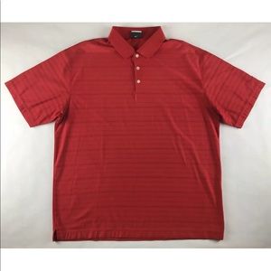 Nike Men’s Golf Polo XL Red Dri Fit Short Sleeve